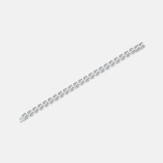 24 Carat Moissanite 925 Sterling Silver Heart Bracelet - Just Believe Boutique