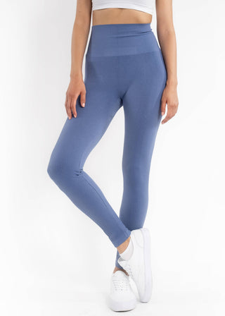 ELIETIAN - Ribbed High Waist Leggings