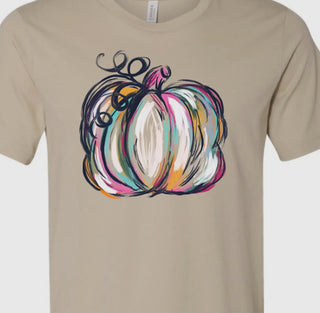 Watercolor pumpkin