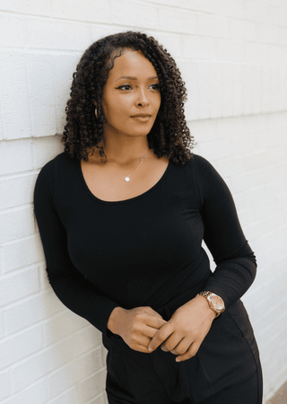 ELIETIAN - Reversible Long Sleeve - Curvy Fit - Teal