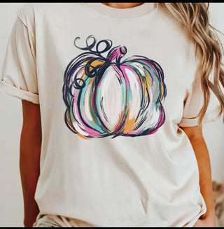 Watercolor pumpkin