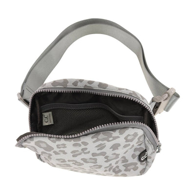 Leopard Patterned C.C Belt Bag