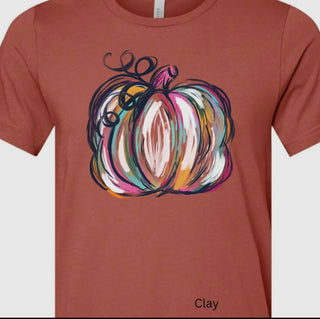 Watercolor pumpkin