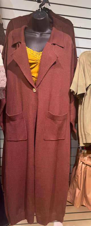 Cozy Knit Maxi Duster