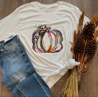 Watercolor pumpkin