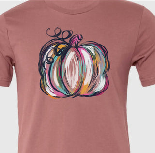 Watercolor pumpkin