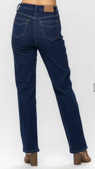 High Waist Tummy Control Classic Straight - Just Believe Boutique