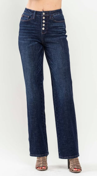 High Waist Tummy Control Classic Straight - Just Believe Boutique