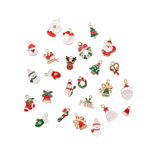 The Charm Bar Company - Gold Christmas Charms - Assorted