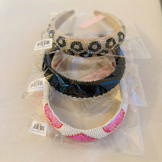 Beaded In Art Headband: Black - Just Believe Boutique