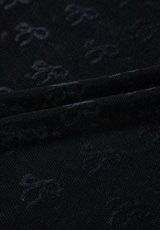 Bow Round Neck Long Sleeve Top - Just Believe Boutique