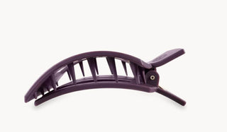 Burgundy Bliss Medium Flat Round Hair Clip - Just Believe Boutique