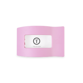 TELETIES - Flat Rectangle Hair Clip | Small | Merry Pinkmas