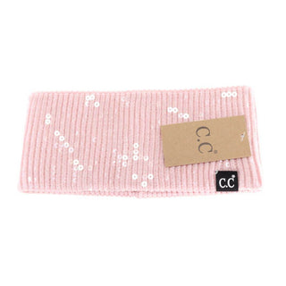 C.C. Beanie - Allover Clear Sequin Head Wrap - Just Believe Boutique