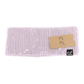 C.C. Beanie - Allover Clear Sequin Head Wrap - Just Believe Boutique