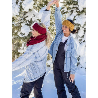 C.C. Ponytail Headband Solid Ribbed beanie - Just Believe Boutique