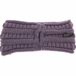 C.C. Ponytail Headband Solid Ribbed beanie - Just Believe Boutique