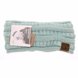 C.C. Ponytail Headband Solid Ribbed beanie - Just Believe Boutique