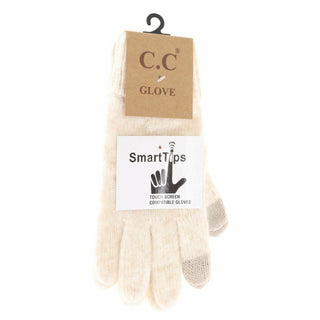 C.C - Soft Ribbed Knit Glove - Just Believe Boutique