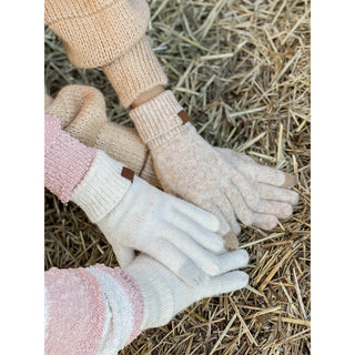 C.C - Soft Ribbed Knit Glove - Just Believe Boutique