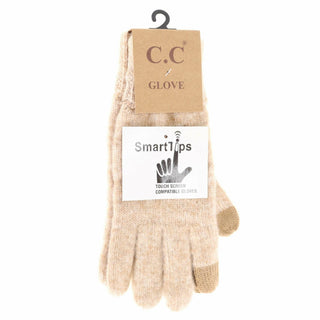 C.C - Soft Ribbed Knit Glove - Just Believe Boutique