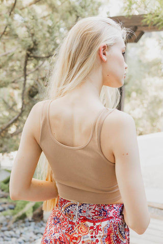 👗 Chic Sleeveless Brami - Perfect for Layering: Rust - Just Believe Boutique