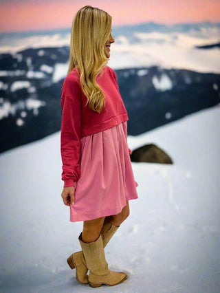 Cotton Candy Comfort Dress - Just Believe Boutique