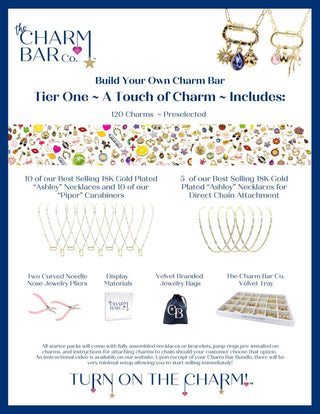 The Charm Bar Company - Gold Tier 1 Charm Bar Bundle