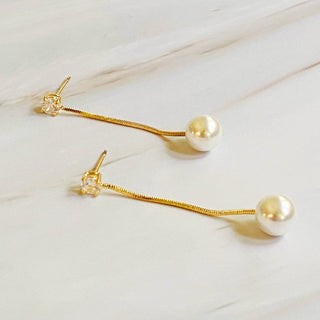 Dangling Pearl Earring - Just Believe Boutique