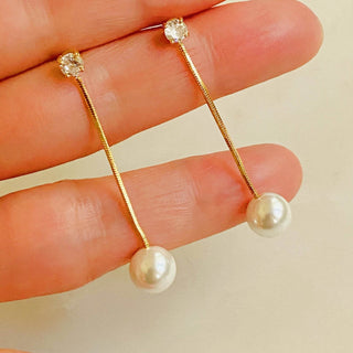 Dangling Pearl Earring - Just Believe Boutique