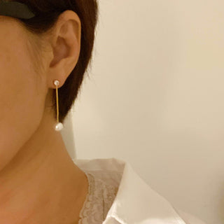 Dangling Pearl Earring - Just Believe Boutique