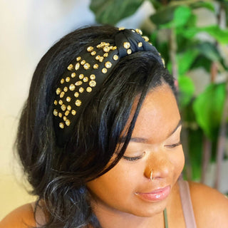 Diamonds All Over Headband: Pink - Just Believe Boutique