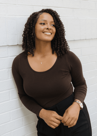 ELIETIAN - Reversible Long Sleeve - Curvy Fit - Teal