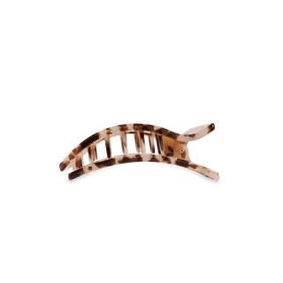 Flat Rectangle Hair Clip | Small | Blonde Tortoise - Just Believe Boutique