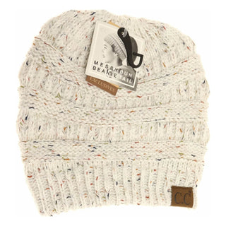 Flecked CC Beanie Tail Beanie - Just Believe Boutique