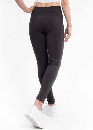 Fleece Lined Leggings: Black - Just Believe Boutique