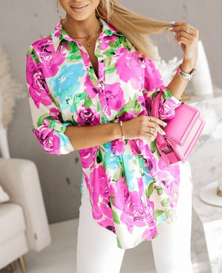 Floral Watercolor Tunic - Just Believe Boutique
