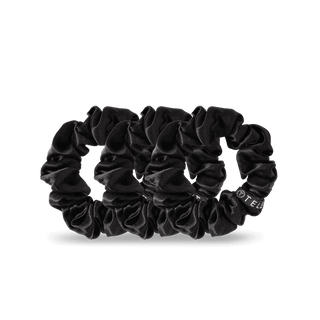 Jet Black Scrunchies - Teleties - Just Believe Boutique