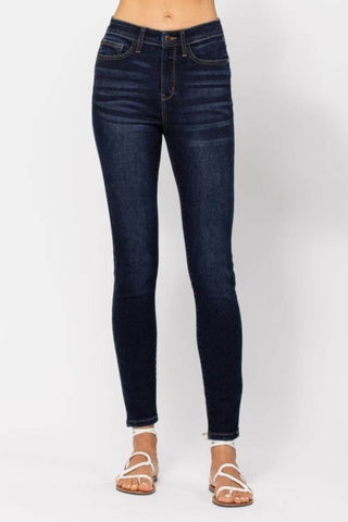 Judy Blue Full Size High Waist Handsand Skinny Jeans - Just Believe Boutique