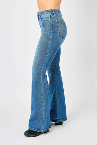 Judy Blue Full Size Hw Classic Flare Jeans Plus Size - Just Believe Boutique
