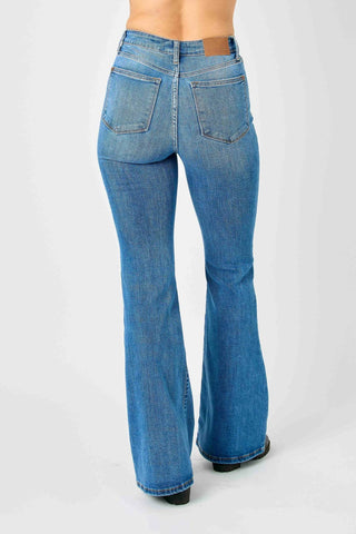 Judy Blue Full Size Hw Classic Flare Jeans Plus Size - Just Believe Boutique