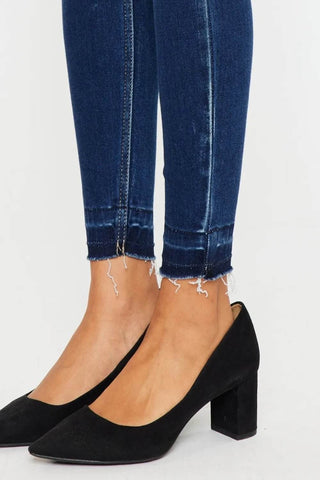Kancan Full Size High Rise Ankle Skinny Jeans - Just Believe Boutique