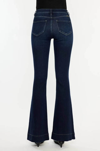 Kancan High Rise Slim Flare Jeans - Just Believe Boutique