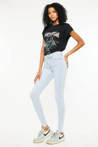 Kancan High Rise Super Skinny Jeans - Just Believe Boutique