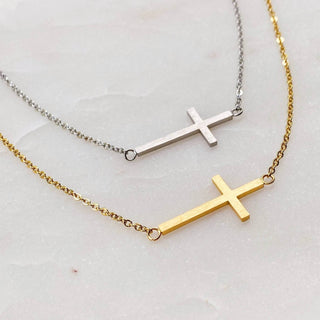 Kayla Cross Necklace - Just Believe Boutique