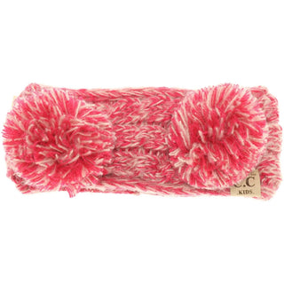 KIDS Multi-tone Double Pom Head Wrap - Just Believe Boutique