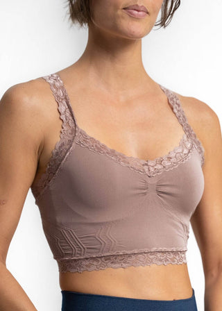 Lace Bralette: Burgundy - Just Believe Boutique