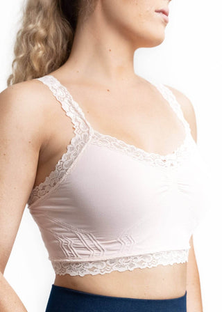 Lace Bralette: White - Just Believe Boutique