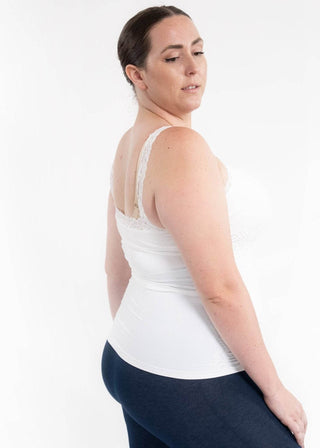 Lace Cami - Curvy Fit: Blush - Just Believe Boutique