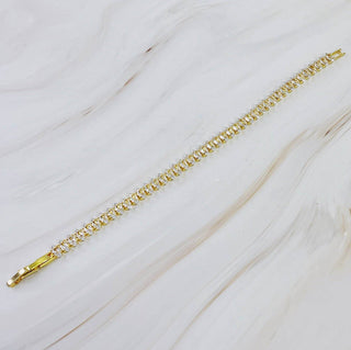Marquise Cut Sparkle Tennis Bracelet - Just Believe Boutique